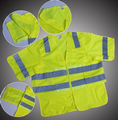ANSI 107-2010 Class 3 Neon Green Break-Away Safety Vest